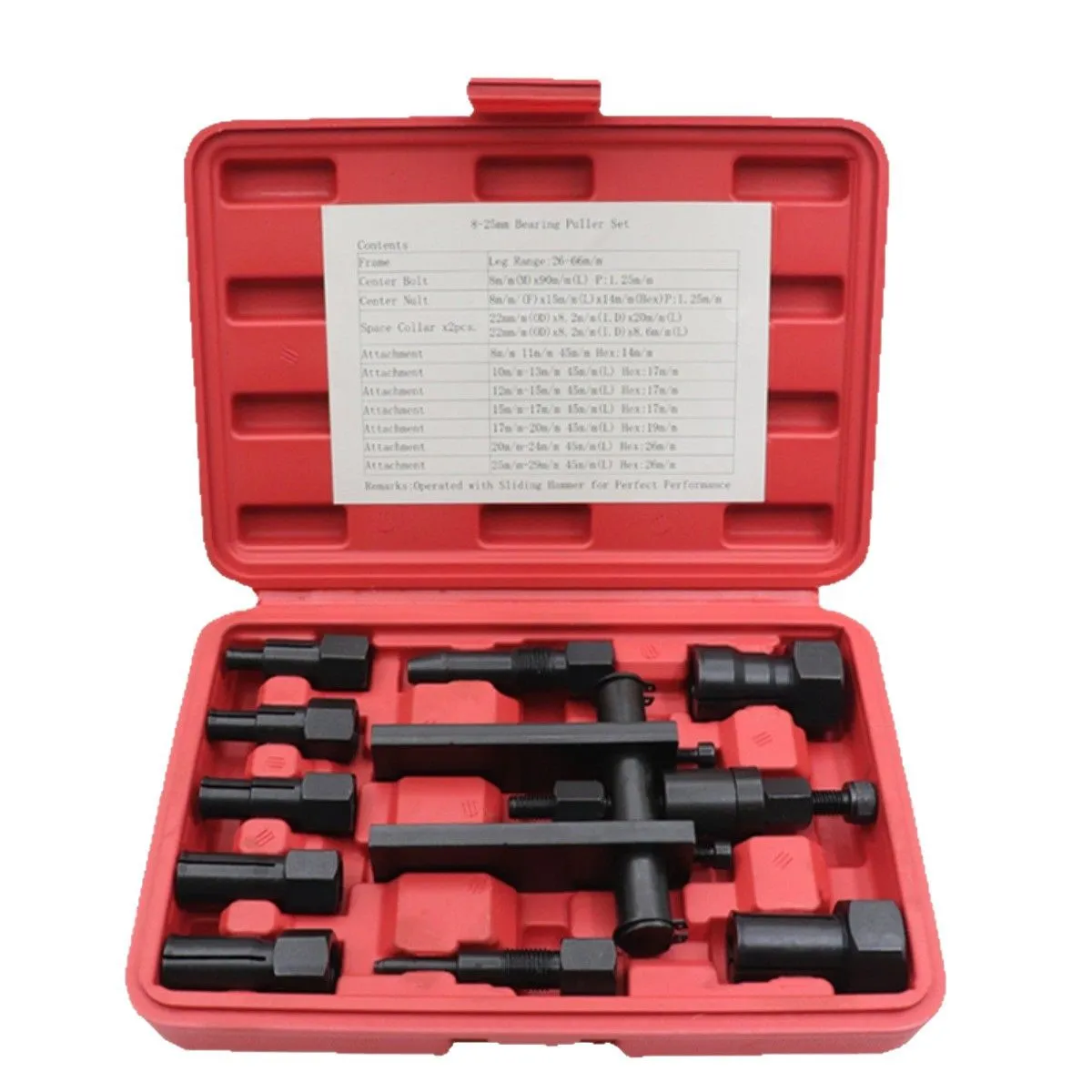 2-Jaw Bearing Puller Tool – Adjustable Two-Leg Gear Removal Kit for Motorcycle, Automotive & Industrial Bearings